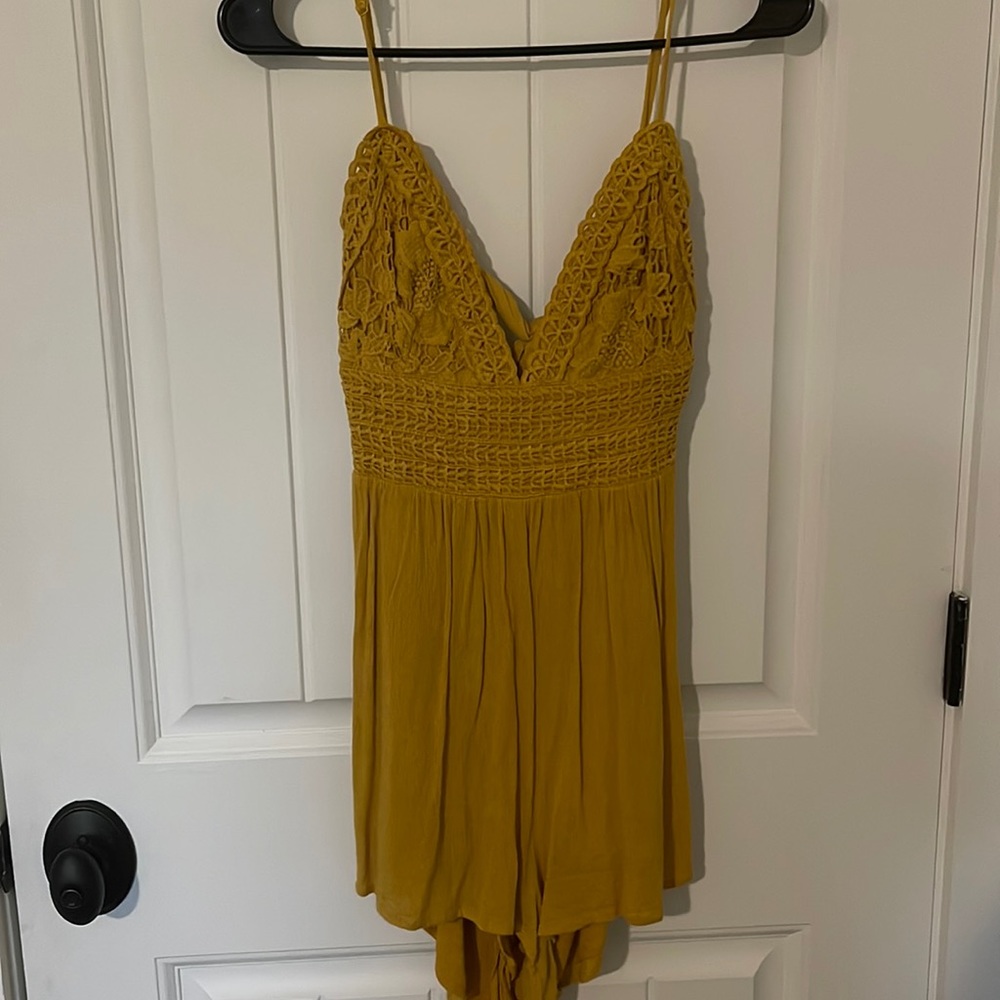 AMERICAN THREADS Yellow romper